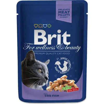  Brit Premium Cod Fish 100 g konservi kaķiem