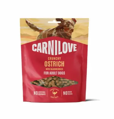  Carnilove Dog Crunchy Adult Ostrich with Blackberries 200 g