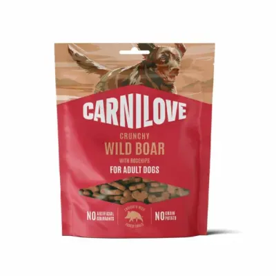  Carnilove Dog Crunchy Adult Wild Boar with Rosehips 200 g