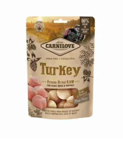  Carnilove Dog Freeze-Dried Raw Turkey 60g