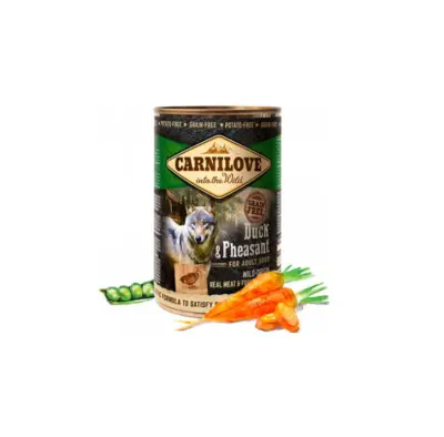 Carnilove Wild Meat Duck & Pheasant 400 g konservi suņiem