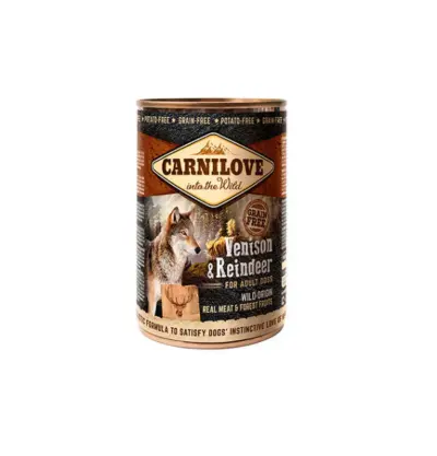 Carnilove Wild Meat Venison & Reindeer 400 g konservi suņiem
