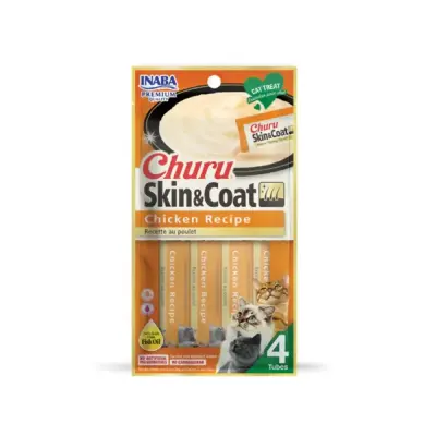 CHURU Skin and Coat biezenis kaķiem Vista 56 g (14gx4)