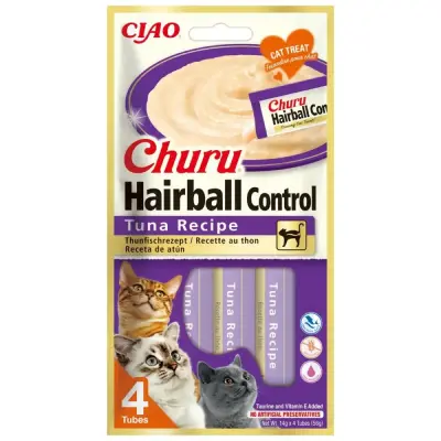 CHURU HAIRBALL CONTROL BIEZENIS KAĶIEM TUNCIS 14GX4 N1