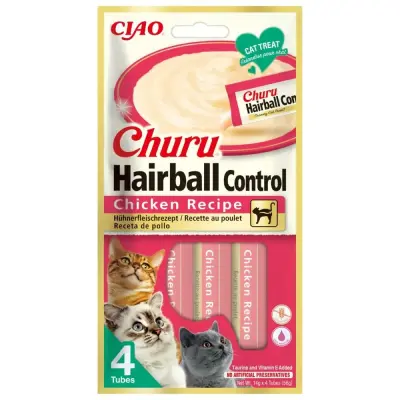 CHURU HAIRBALL CONTROL BIEZENIS KAĶIEM VISTA 14GX4 N1