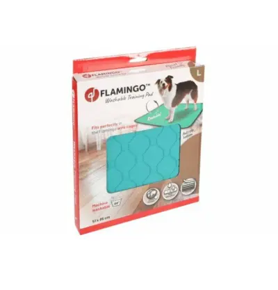 Flamingo TRAINING PAD GREEN L ANTISLIP 85x51cm - apmācības paliktnis
