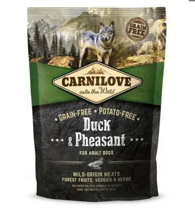 CARNILOVE Duck & Pheasant for Adult 1,5 kg barība suņiem