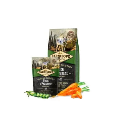 CARNILOVE Duck & Pheasant for Adult 1,5 kg barība suņiem