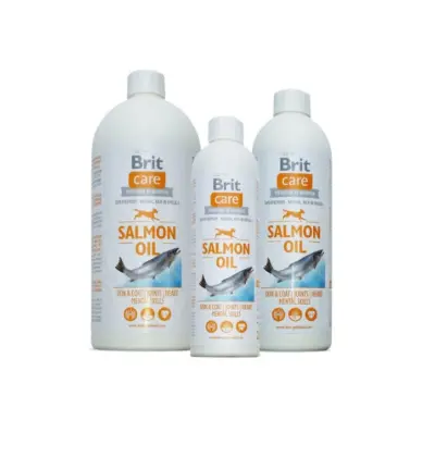 BRIT CARE Salmon Oil 500 ml papildbarība suņiem