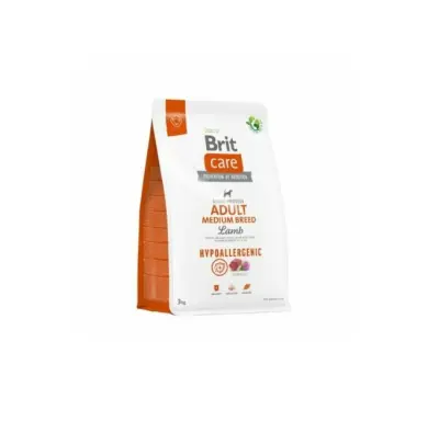 Brit Care HP Adult Medium Breed Lamb & Rice 3 kg barība suņiem